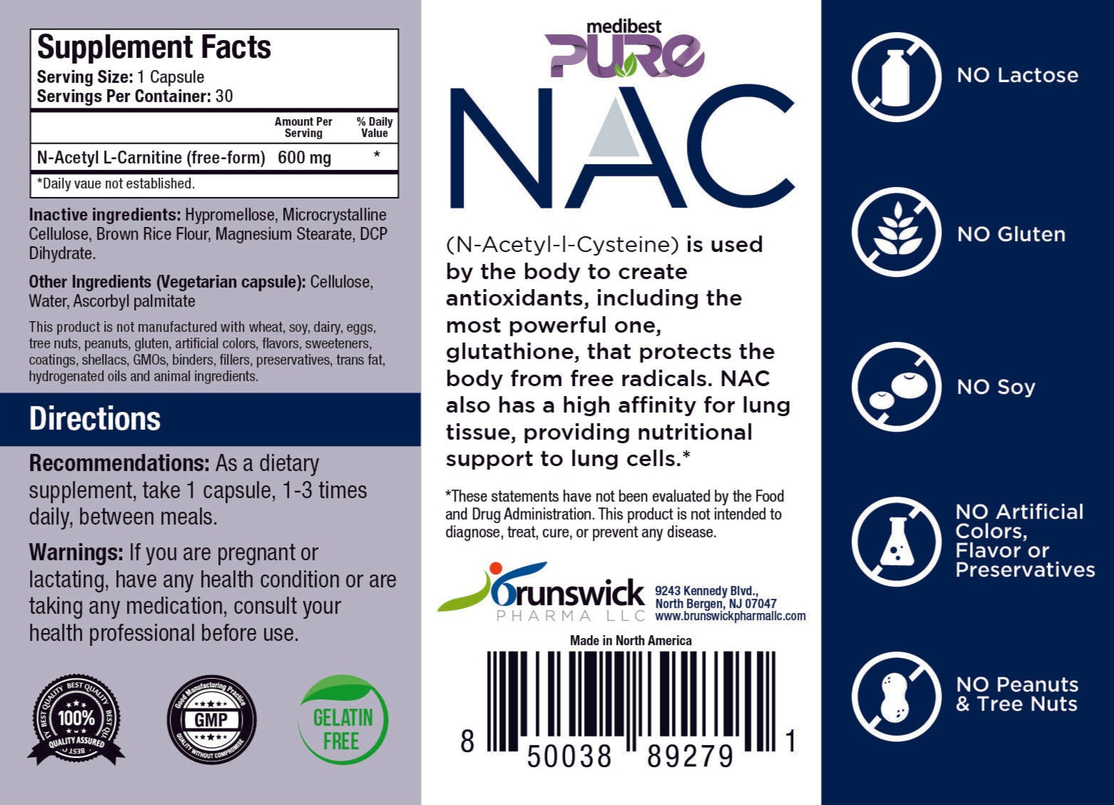 N-Acetyl L-Cysteine (NAC)